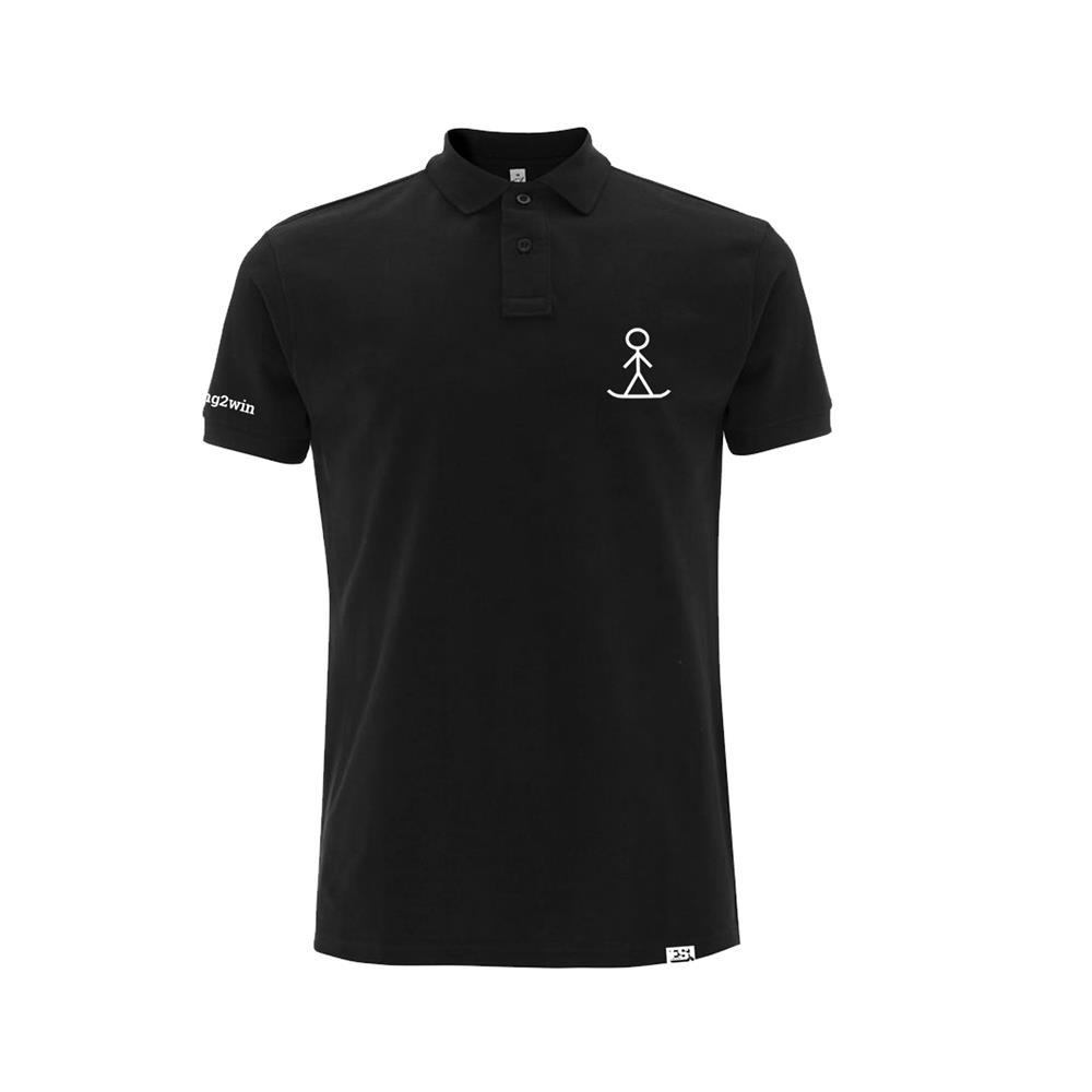 The Ellie Soutter Foundation - Riding2win Polo Shirt - Black