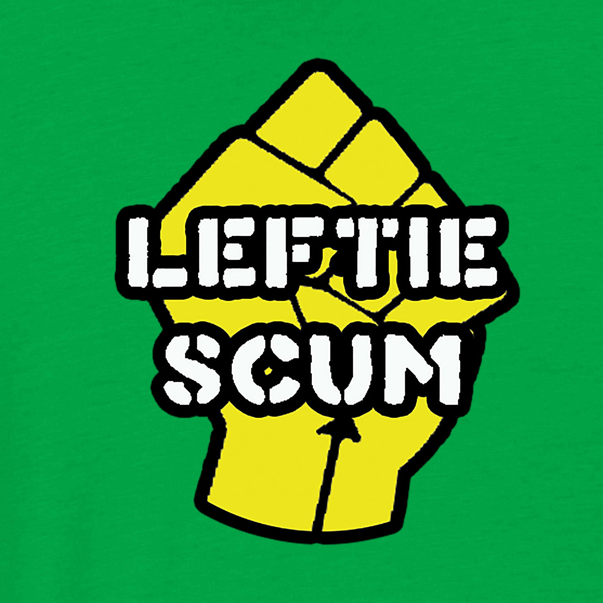 HEAVY MANNERS - Leftie Scum (Fresh Green) T Shirt