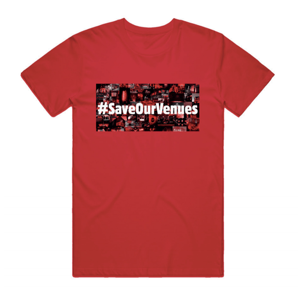 Save Our Venues - #Savethe30 T-shirt (Red)