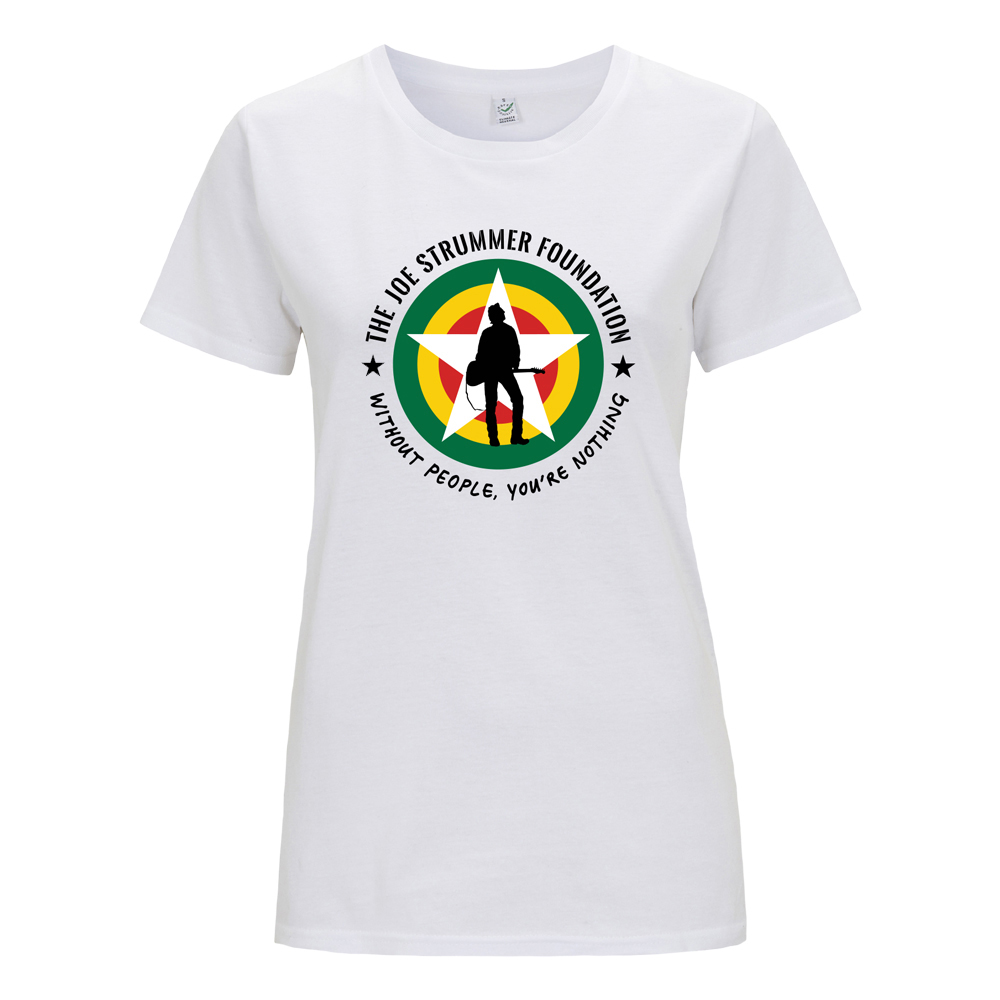 The Joe Strummer Foundation - New EarthPositive® White Women's Tees