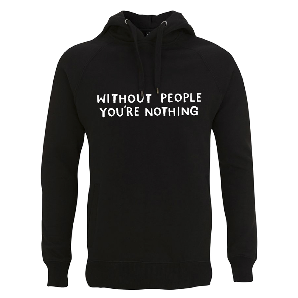 The Joe Strummer Foundation - Black Sweatshirt - 'Without People You're Nothing'