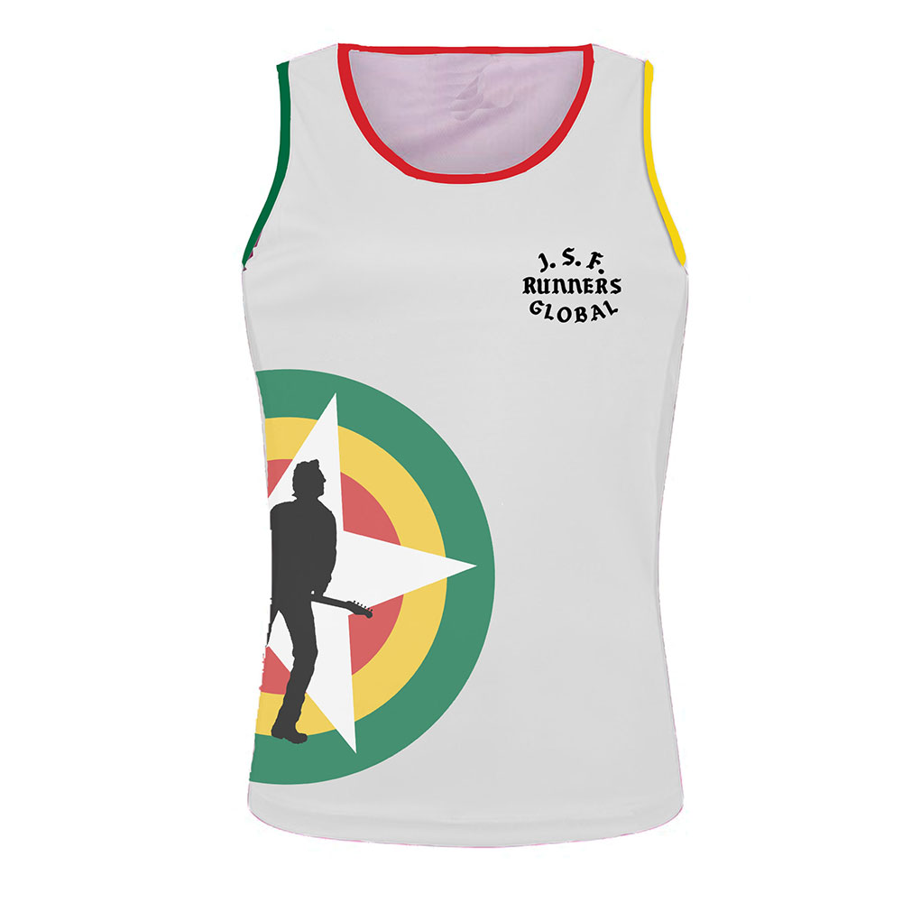 The Joe Strummer Foundation - PRE ORDER -Global Runners White Technical Vest