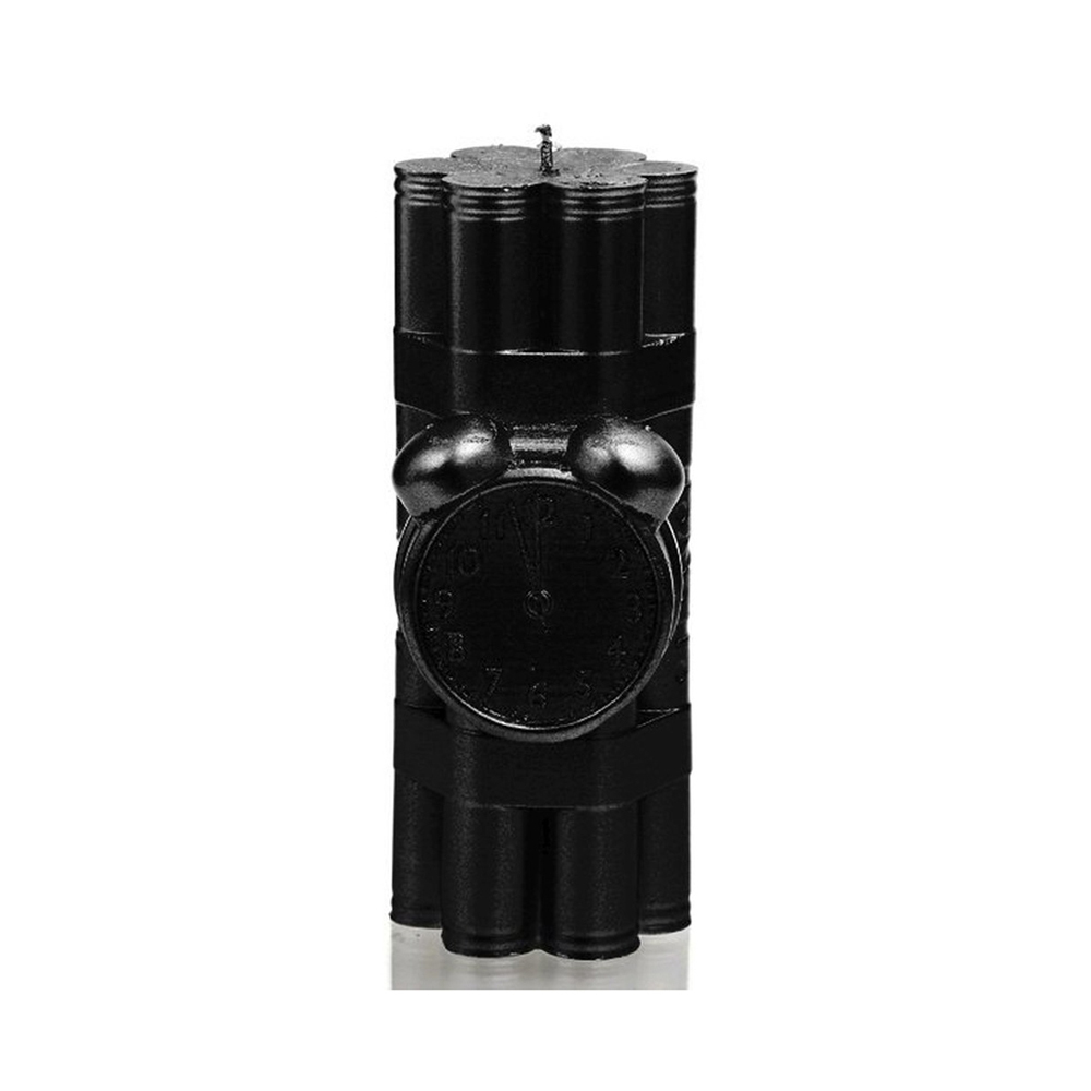 Rock and Metal Candles - Dynamite - Black Metallic Candle