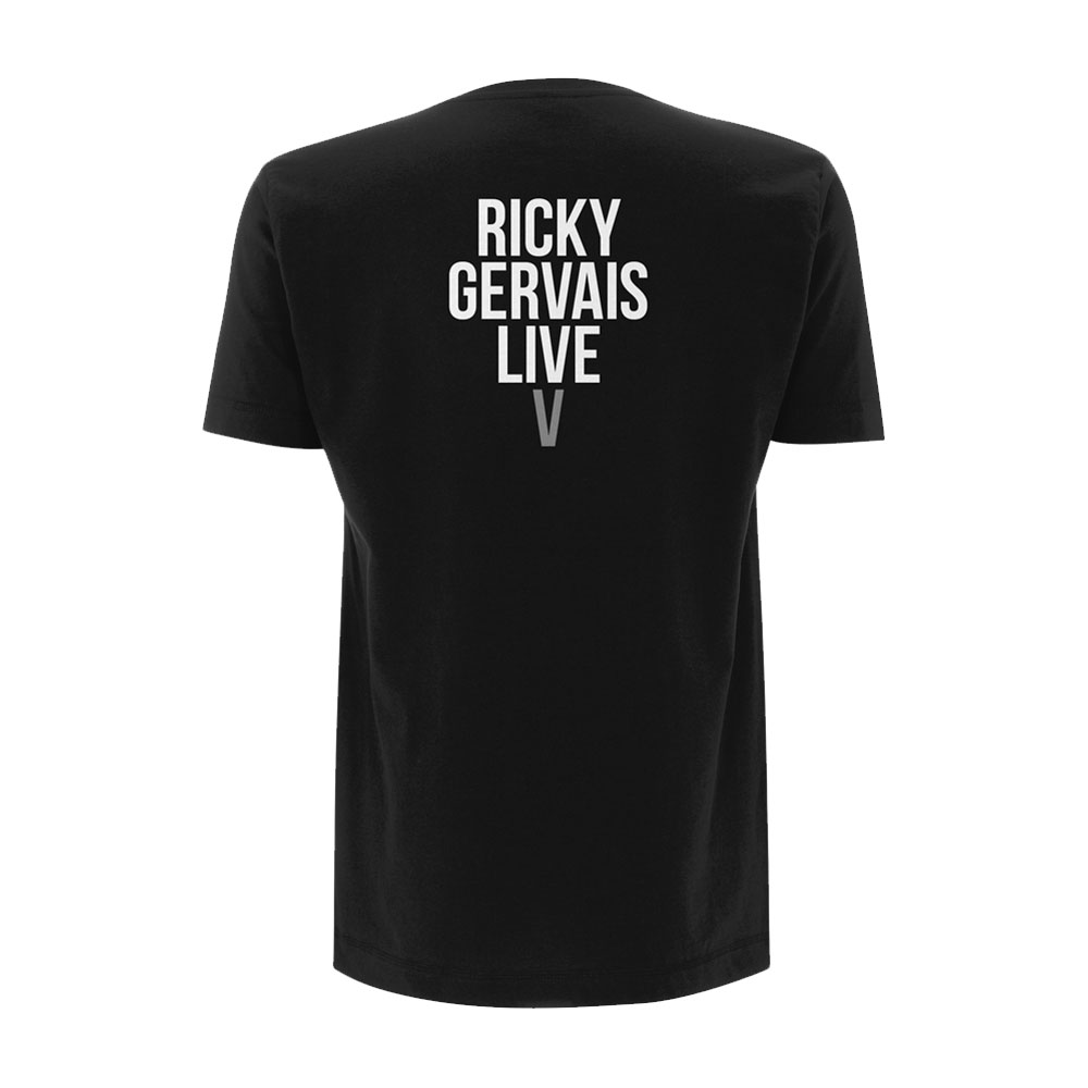 Ricky Gervais - Humanity Tour Skull (Black)