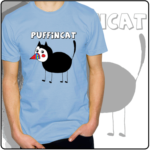 Puffincat - Cat (Sky Blue)