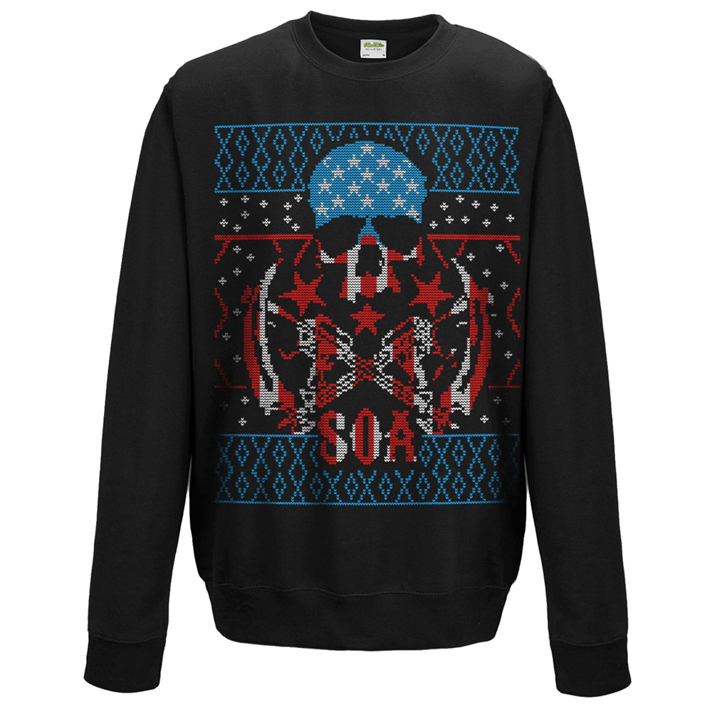 Sons Of Anarchy - Christmas Reaper (Crew Neck Sweater)