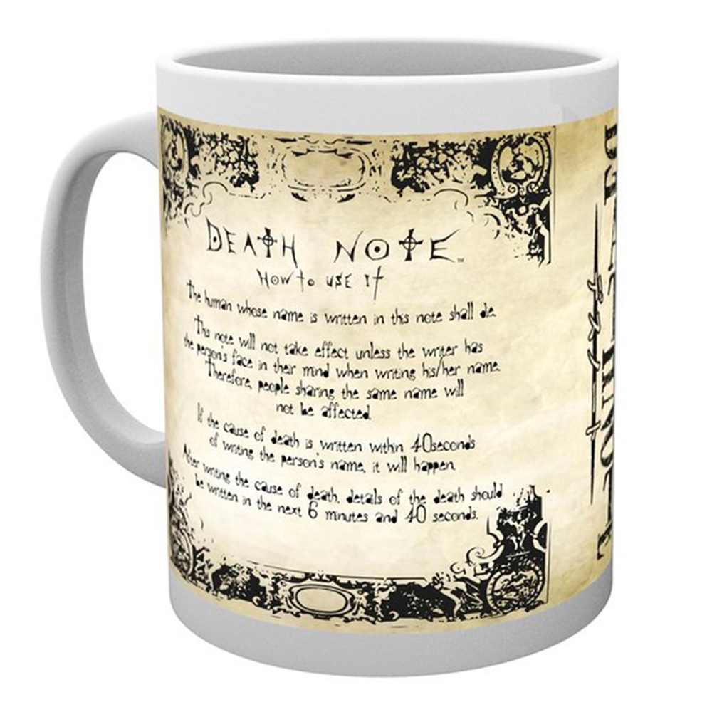 Death Note - Rules Mug