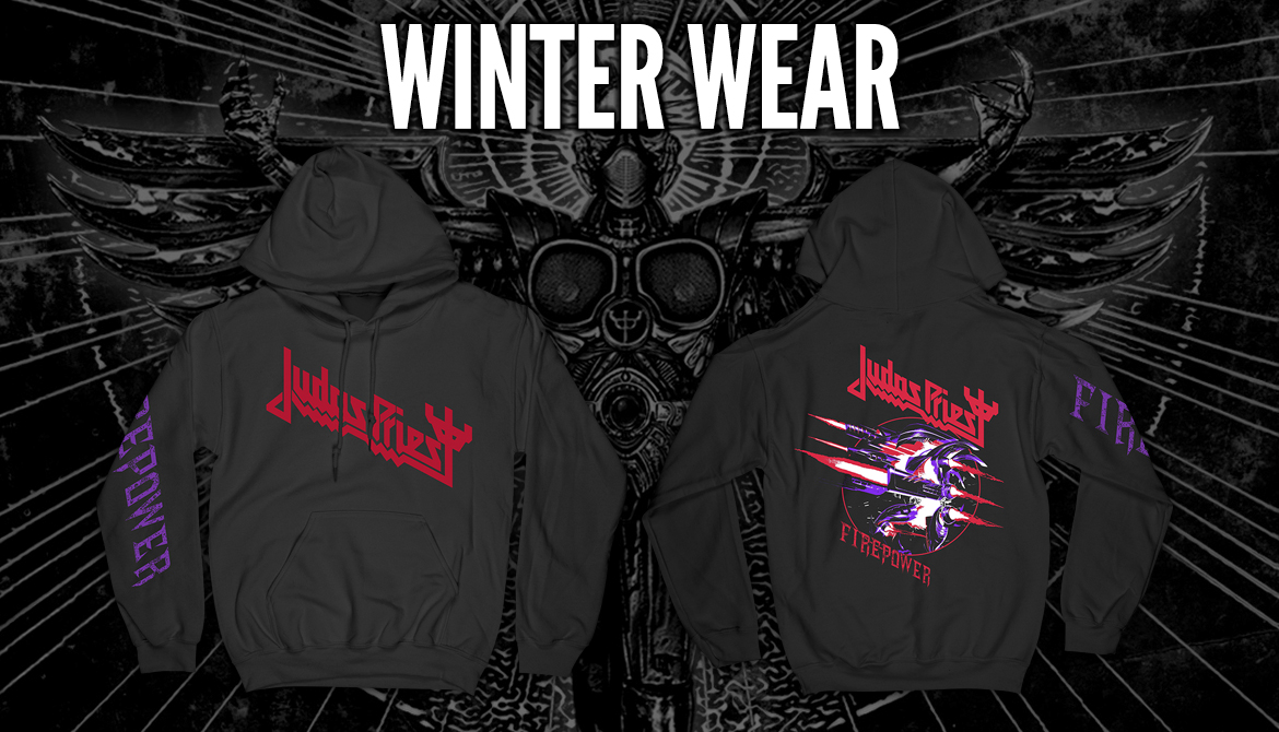 NEW /& OFFICIAL! Judas Priest /'Firepower/' Zip Up Hoodie